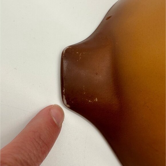 Vintage Pyrex Casserole Dish Cinderella Old Orchard Brown Bakeware 474 USA READ - Picture 8 of 10